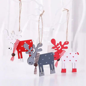 Christmas Tree Hanging Reindeer Ornament - Christmas Trees USA
