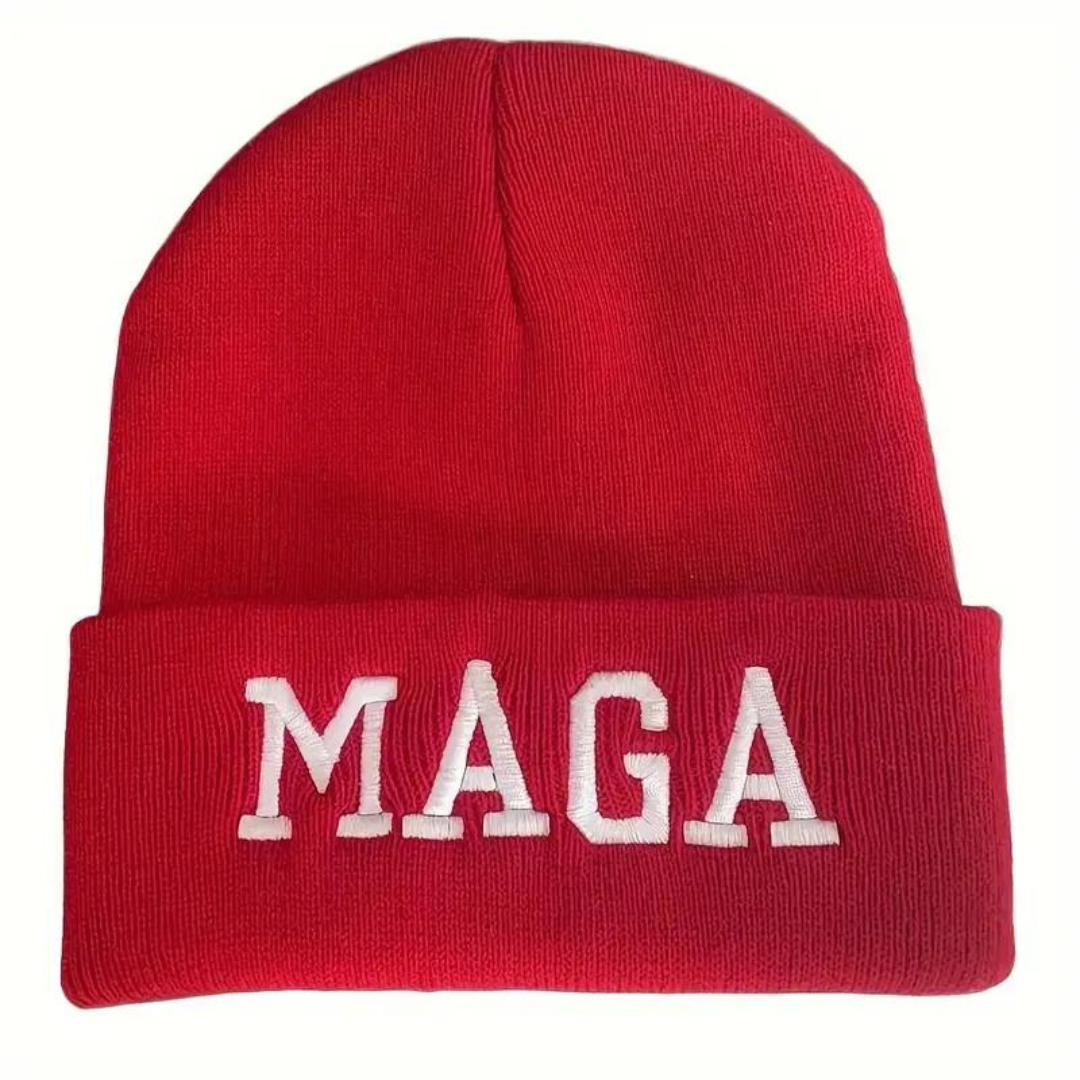 MAGA Knit Beanie - PatriotDepot.com product image