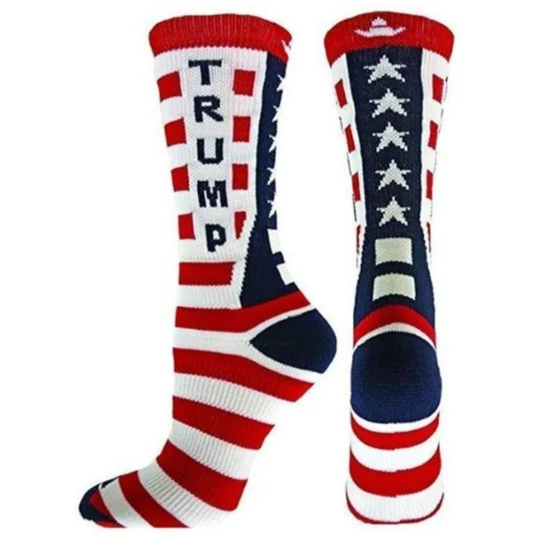 Trump Stars & Stripes Socks - PatriotDepot.com product image