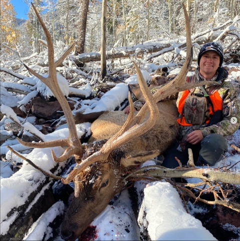 Successful elk hunt in Utah