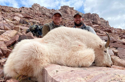 Successful mountain goat hunt in Utah