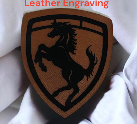 Leather etching engraving service North Brisbane