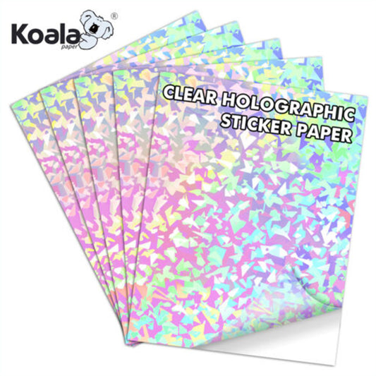 Koala Clear Self-Adhesive Laminating Sheet Holographic Vinyl