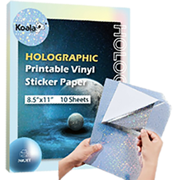 Koala Clear Sticker Paper for Inkjet Printer 30 Ct Waterproof Printable  Vinyl