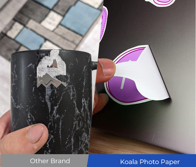Koala Sticker Paper: Strong Hold, Residue-Free Removal
