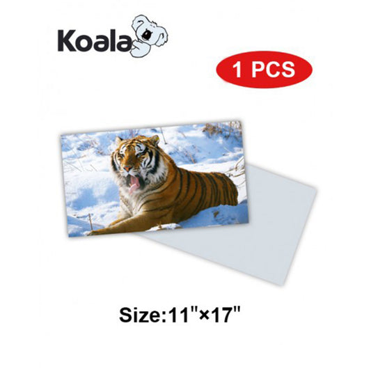 Koala Sublimation Blank MDF Bookmarks with Holes and Colorful Tassels,  Double-Sided Printed 30 Pcs