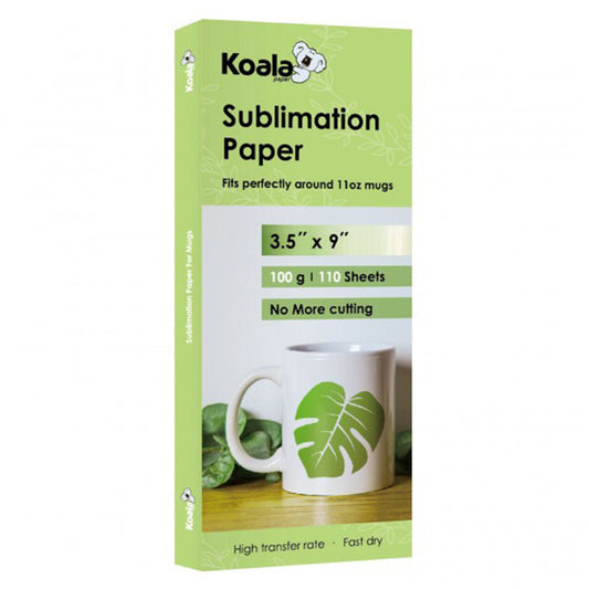 Koala Sticky Sublimation Paper 100gsm 8.5x11 inches 100 sheets – koalagp