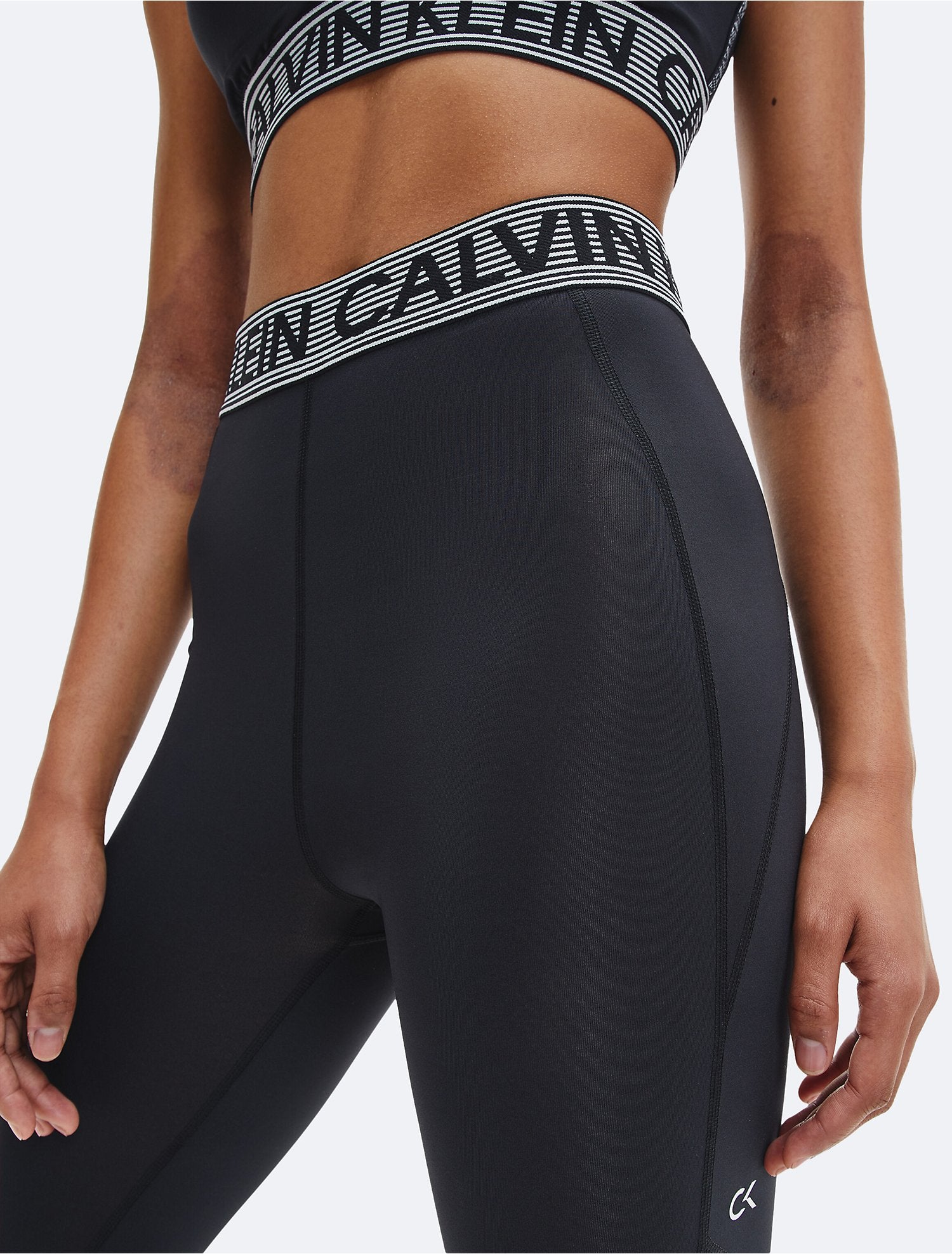 Calvin Klein Performance Ribbed High Waist 7/8 Leggings In, 56% OFF