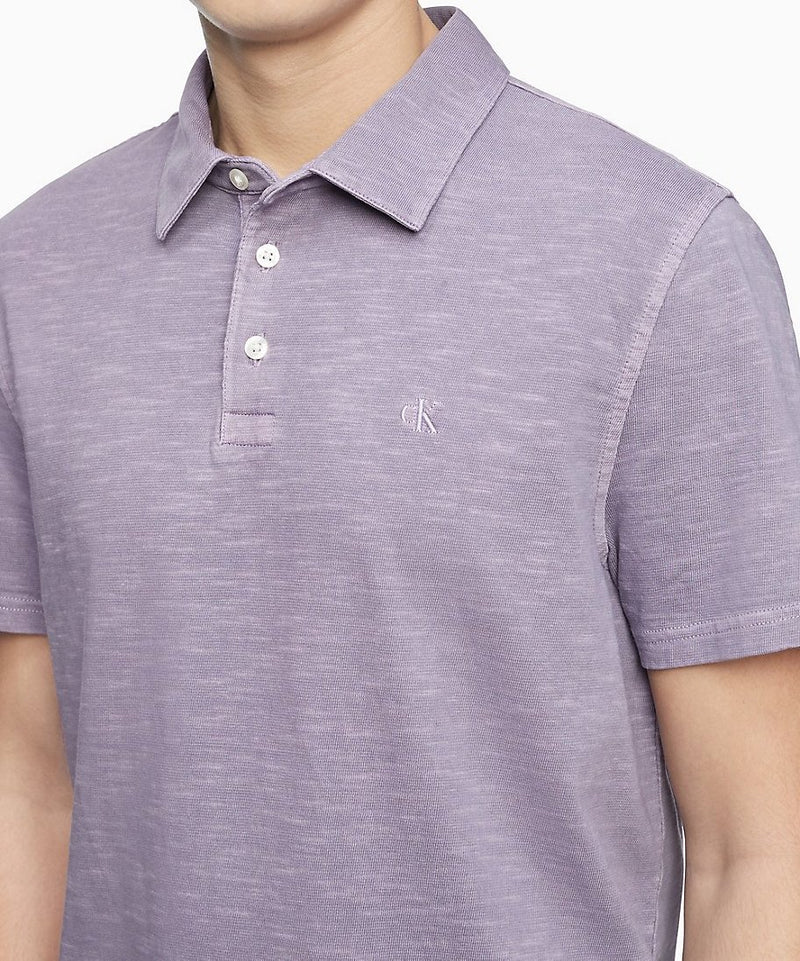 calvin klein slub polo