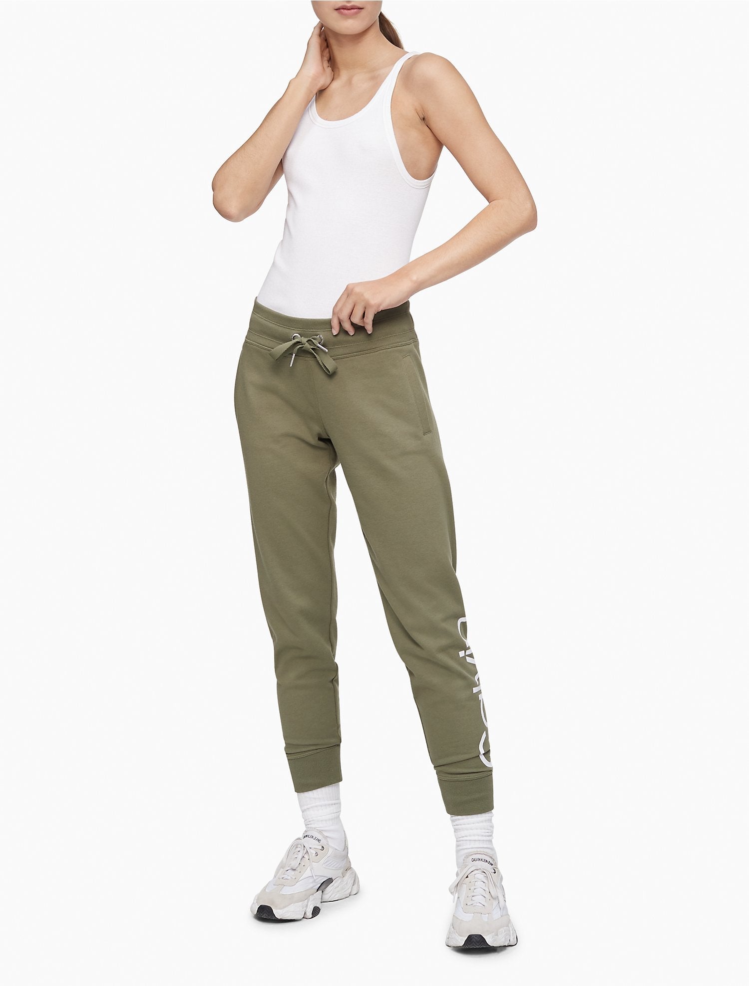 Calvin Klein Performance Logo Jogger Drawstring - Sweatpants Women