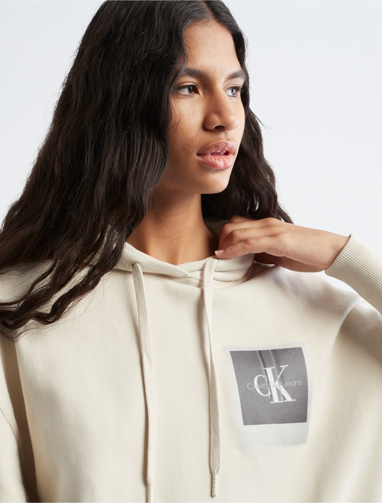 Calvin Klein French Hooded Women - Sweatshirt Dress Terry