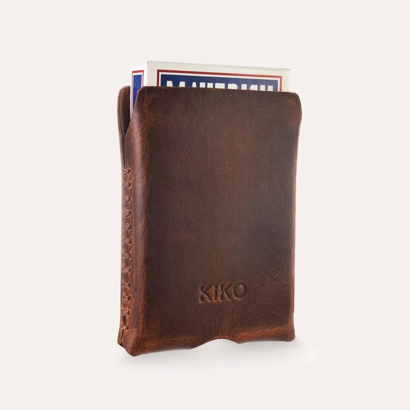 Playing Cards with Leather Sleeve-Custom
