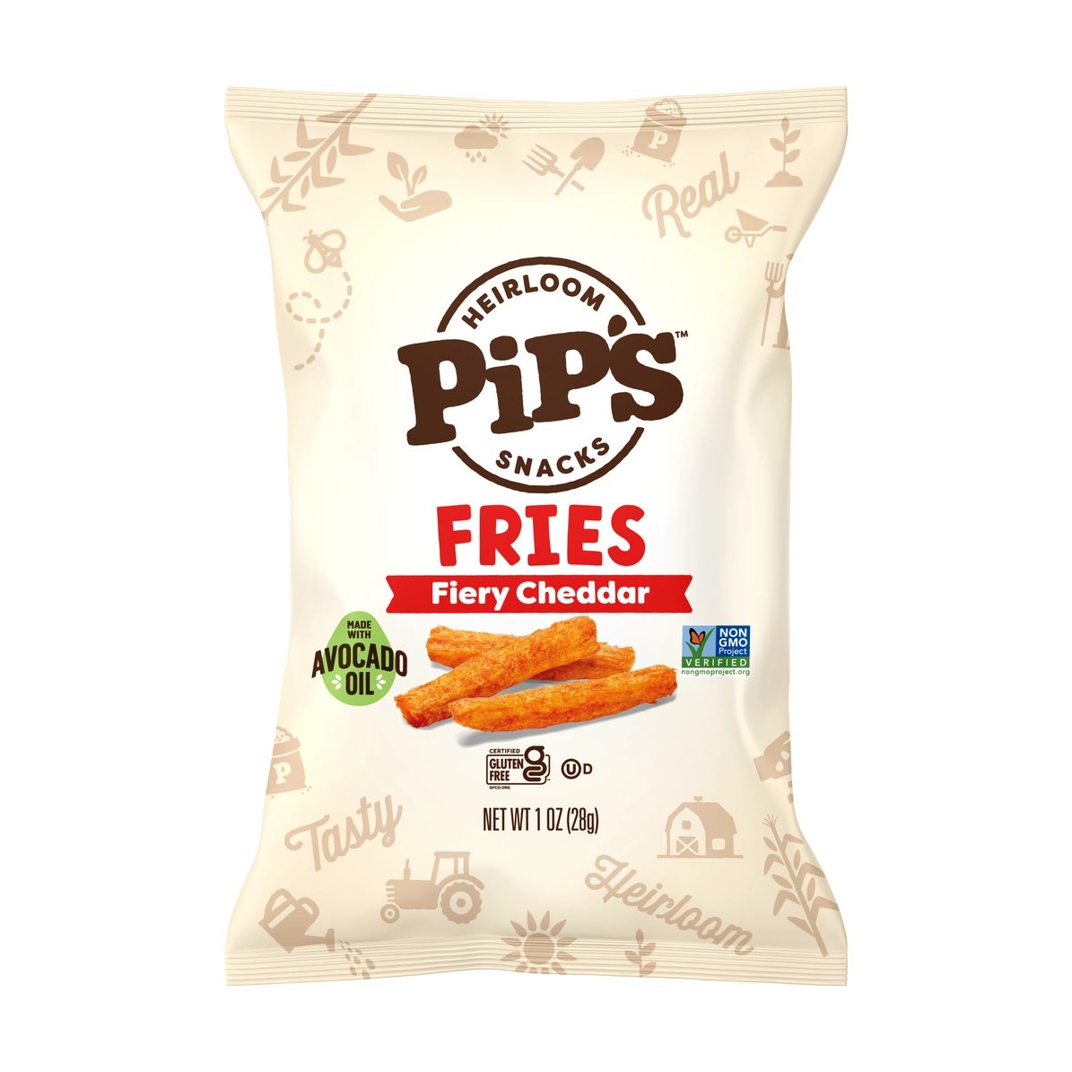 Pipcorn Fiery Cheddar Snack