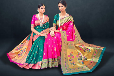 HEAVY SILK SAREE DRAPING IN FIVE DIFFERENT STYLES, BRIDAL SAREE DRAPING, HIP  PLEATS
