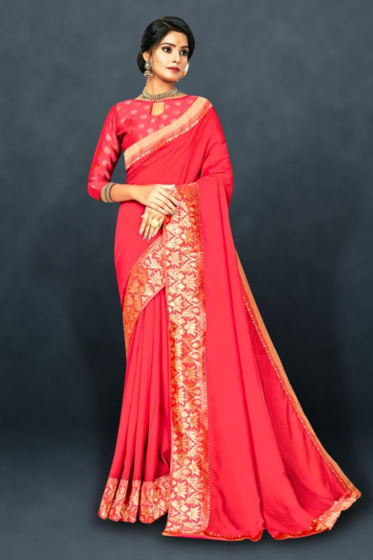 Buy online Self Design Paithani Saree With Blouse from ethnic wear for  Women by Karagiri for ₹4599 at 45% off | 2024 Limeroad.com