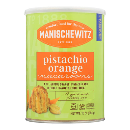 Manischewitz - Macaroons Pist Orng Kosher For Passover - Case Of 12-10 Oz