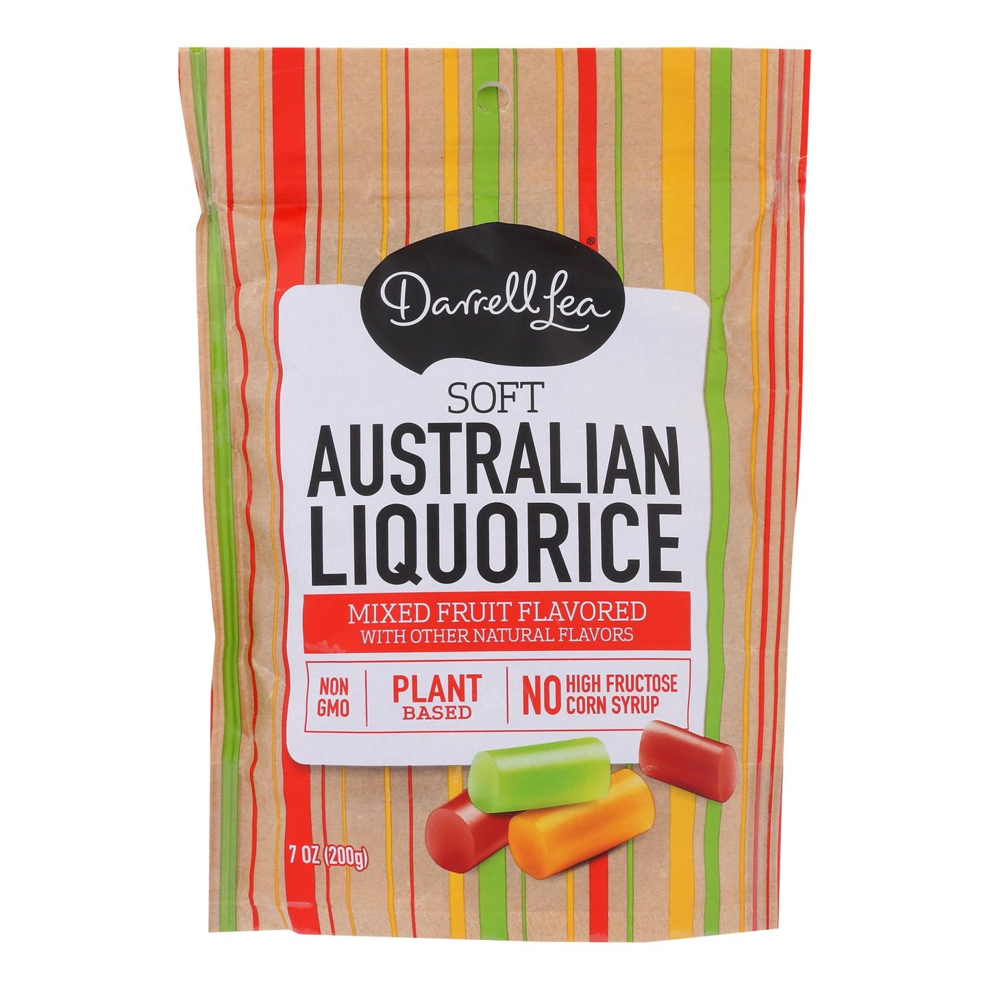 Darrell Lea Soft-eating Liquorice Mixed Flavors  - Case Of 8 - 7 Oz
