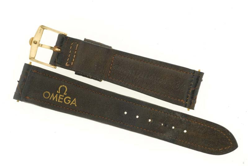 genuine omega leather strap