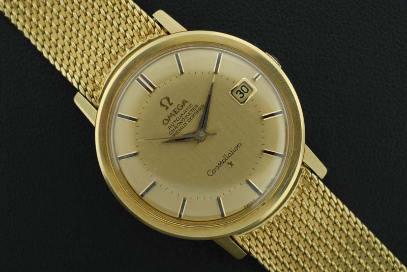 omega constellation 1966 gold