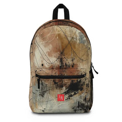 Abstract Composition in Warm Tones - Backpack - One size
