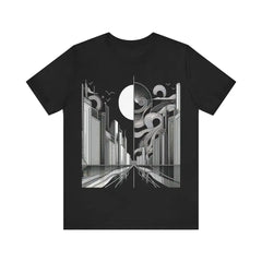 Architecture in Contrast - Jersey Short Sleeve Tee - Black