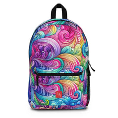 Colorful Whirls and Swirls - Backpack - One size - Bags