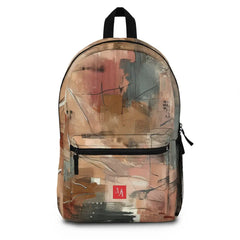 Earthy Abstract Canvas- Backpack - One size - Bags