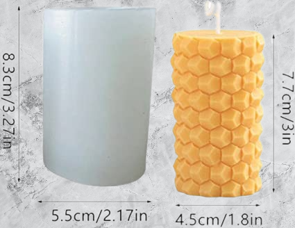 Honeycomb with Sunflower Candle Mold – BeeMan Direct