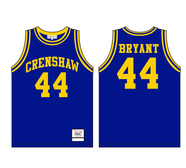 Headgear Classics - KOBE BRYANT WHITE CRENSHAW BASKETBALL JERSEY