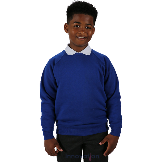 Royal Blue Beezer Sweatshirt – Crayke Primary School (preferred to have a  sweatshirt with school logo) – Schoolshop