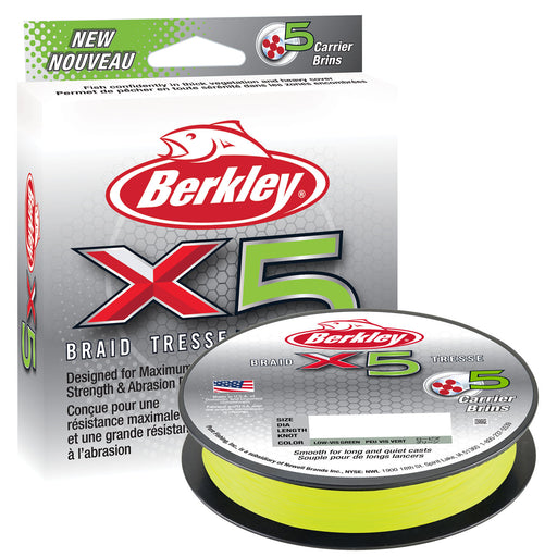 NEW 2018 Berkley X9 2000m Braid Bulk Spool Flame Green 15Lb / 6.8