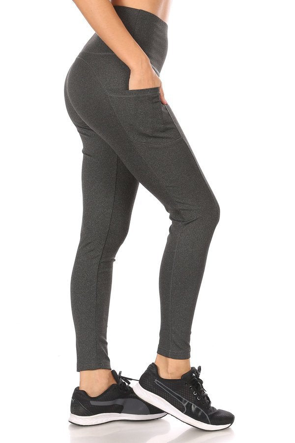 Affordable gym clothes | Solid Sports Leggings Yoga Pants -  PrettyFitYoga.com