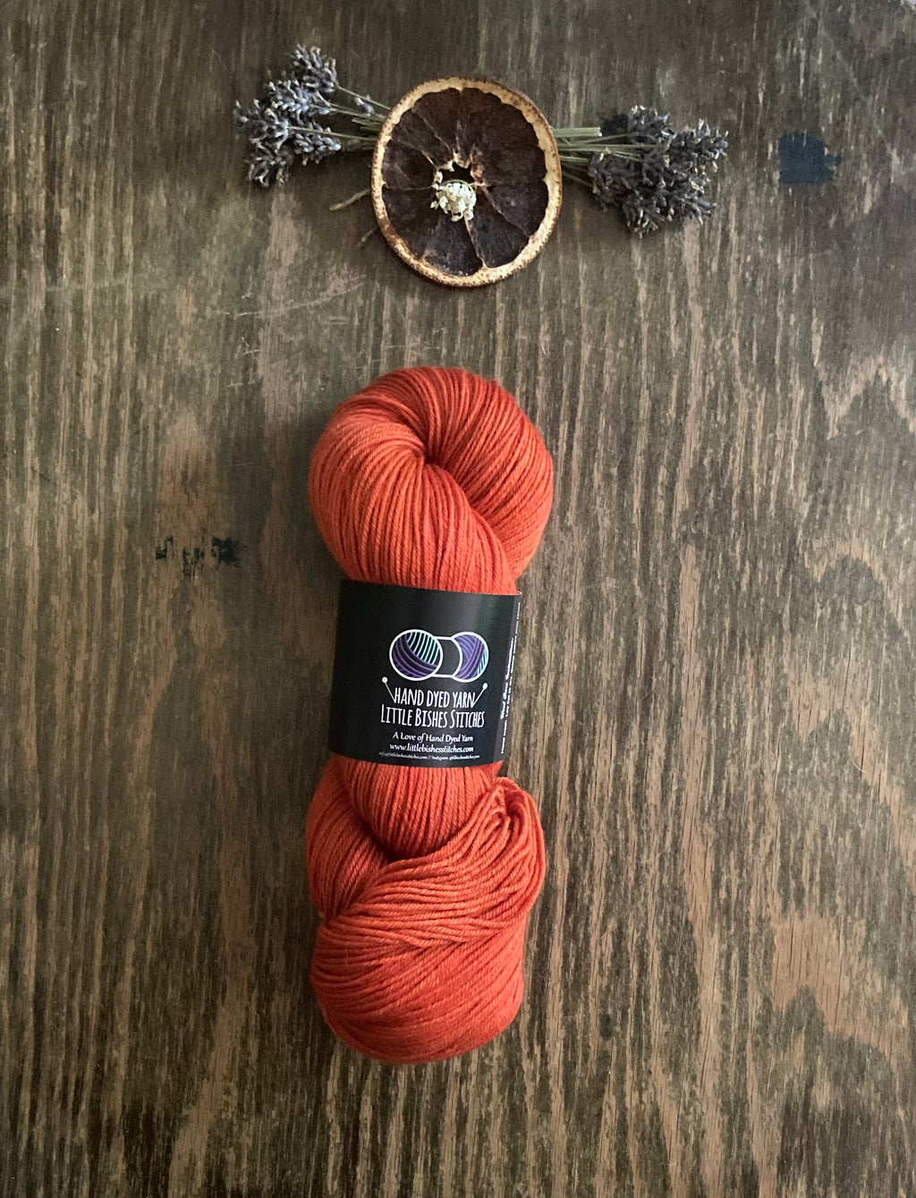Nicky Knows Orange Hand Dyed Yarn — With Love From JLB