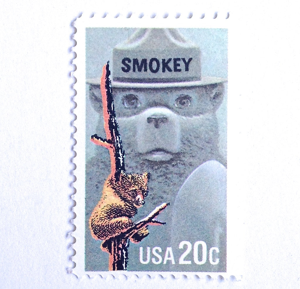 Vintage Forest Conservation Stamps - Unused U.S. Postage for Mailing - 1958  USPS 4c