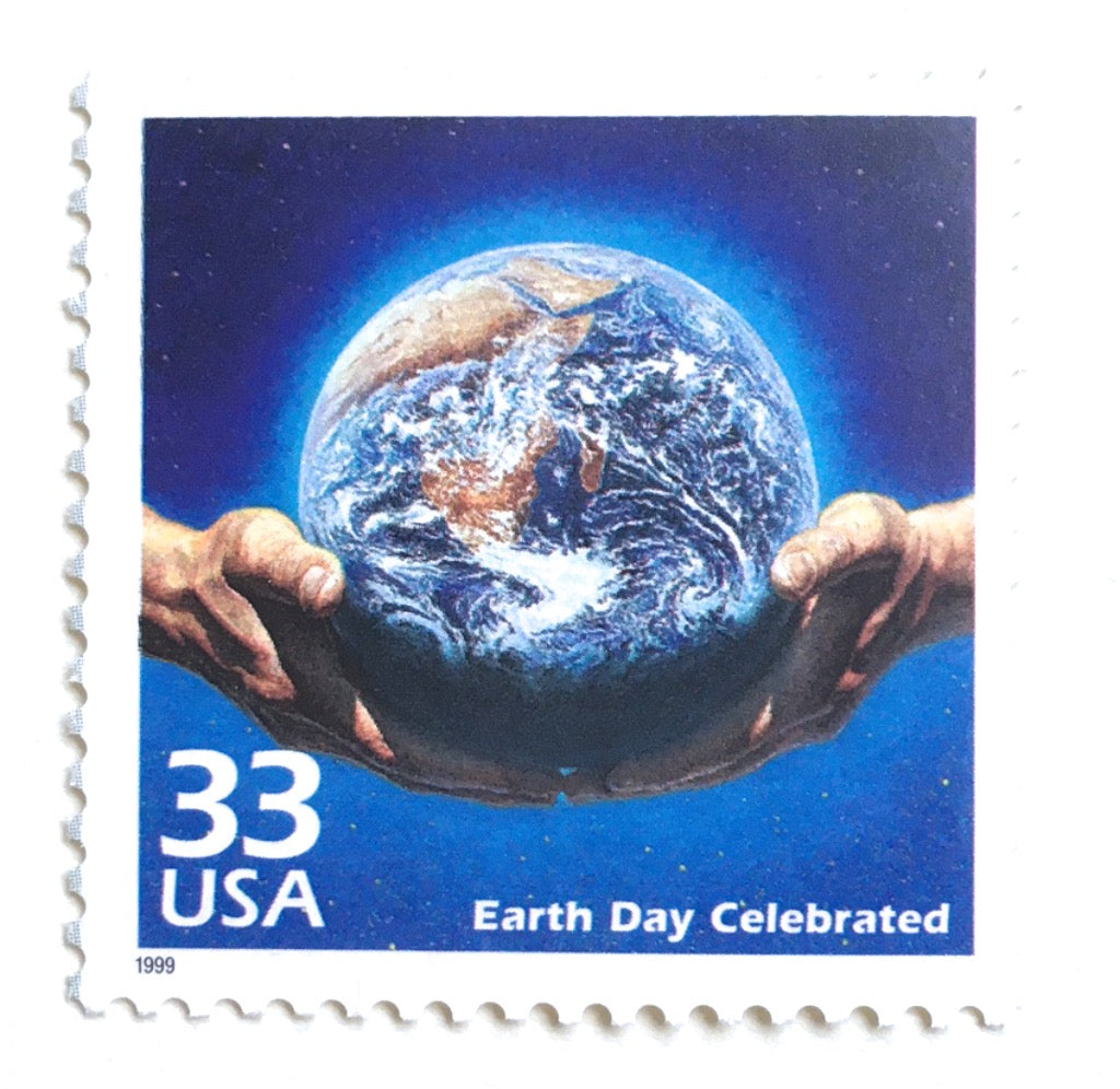 10 Blue Vintage Stamps Unused Postage for Mailing