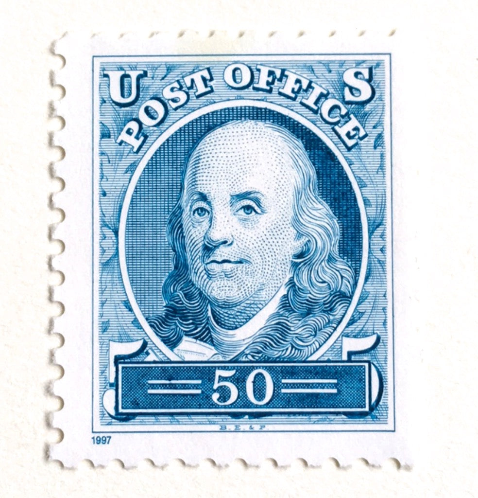 10 Blue Forever Classics Postage Stamps Unused Vintage Style George  Washington Forever Stamps Blue Classical Forever Stamps for Mailing