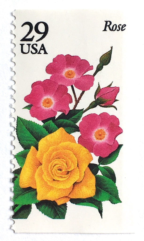 Woods' Rose Forever Stamps .. Unused US Postage Stamps .. Pack of