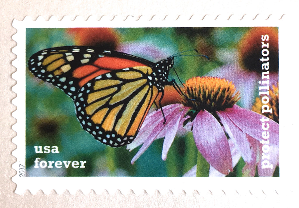 Five 22c Monarch Butterfly Stamps .. Unused US Postage Stamps .. Pack of 5  Stamps Nature on Stamps Gardening Wedding Flowers Brides 