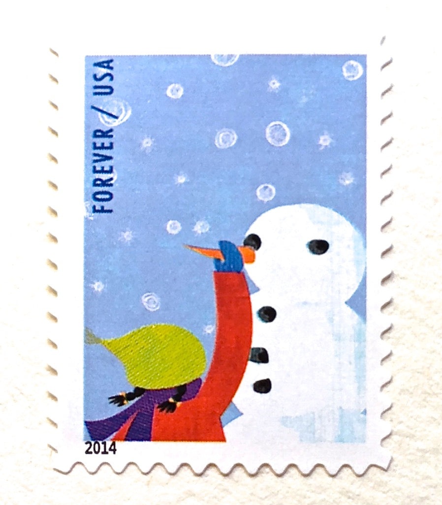 5 Ice Skating Forever Postage Stamps // Ice Skating Couple // Winter  Christmas Holiday Forever Stamps for Mailing