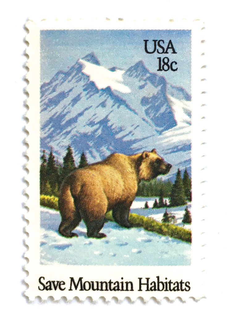 25c Montana Statehood stamp | Vintage Unused Postage Stamp | Pack of 10  stamps | Big Sky Country | Rocky Mountain Bride 