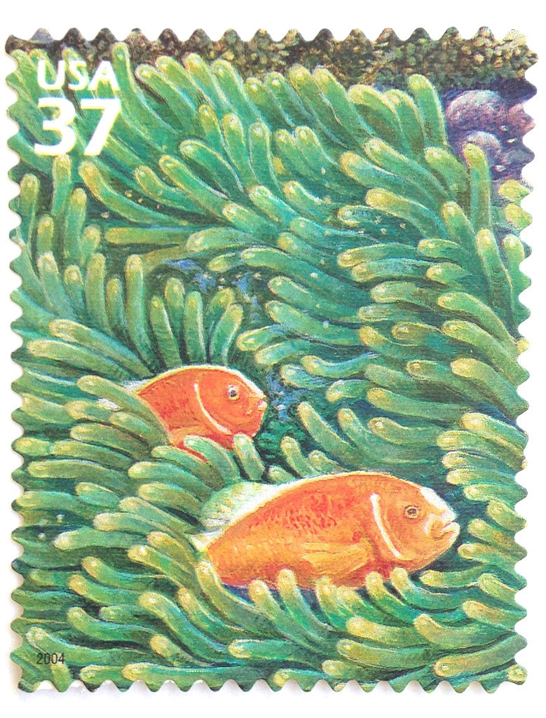 Coral Reefs postcard stamps offered in coils, panes of 20
