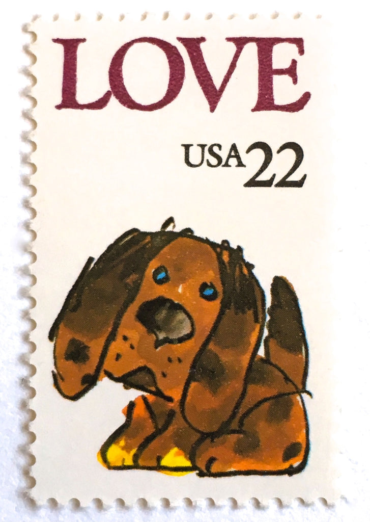 10 Vintage Love Postage Letter Writing Stamps Vintage 29 Cent Postage  Stamps for Mailing