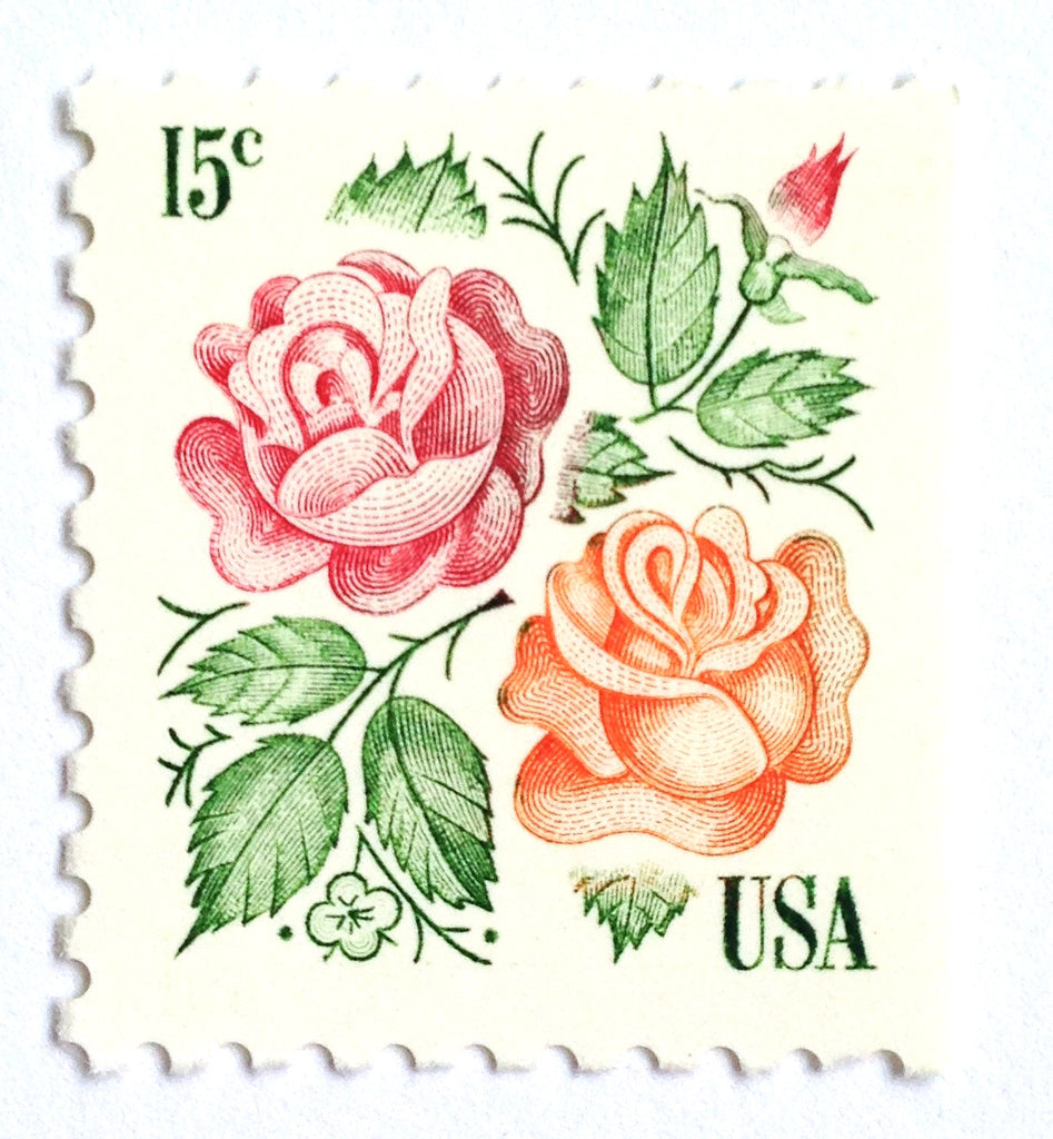 LIBRARY OF RARITIES VINTAGE FLORAL STAMPS - 784626043497