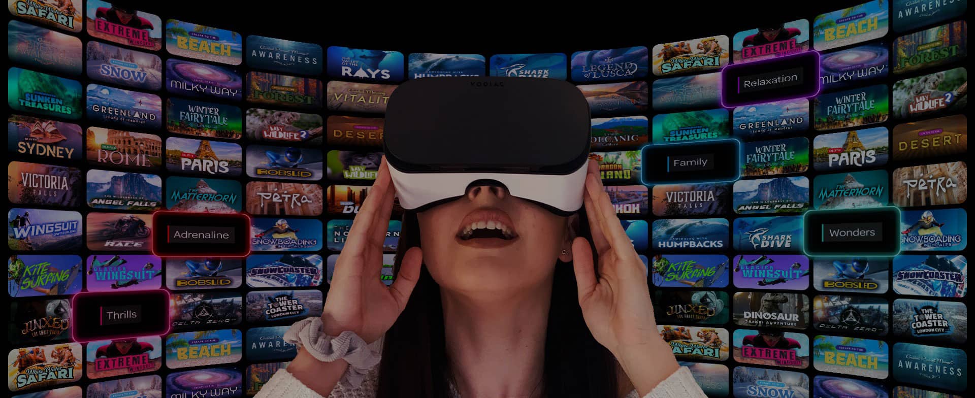 Vodiac - Watch Virtual Reality Anytime.