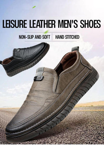 Comfortable Casual Leather Shoes - Lulunami