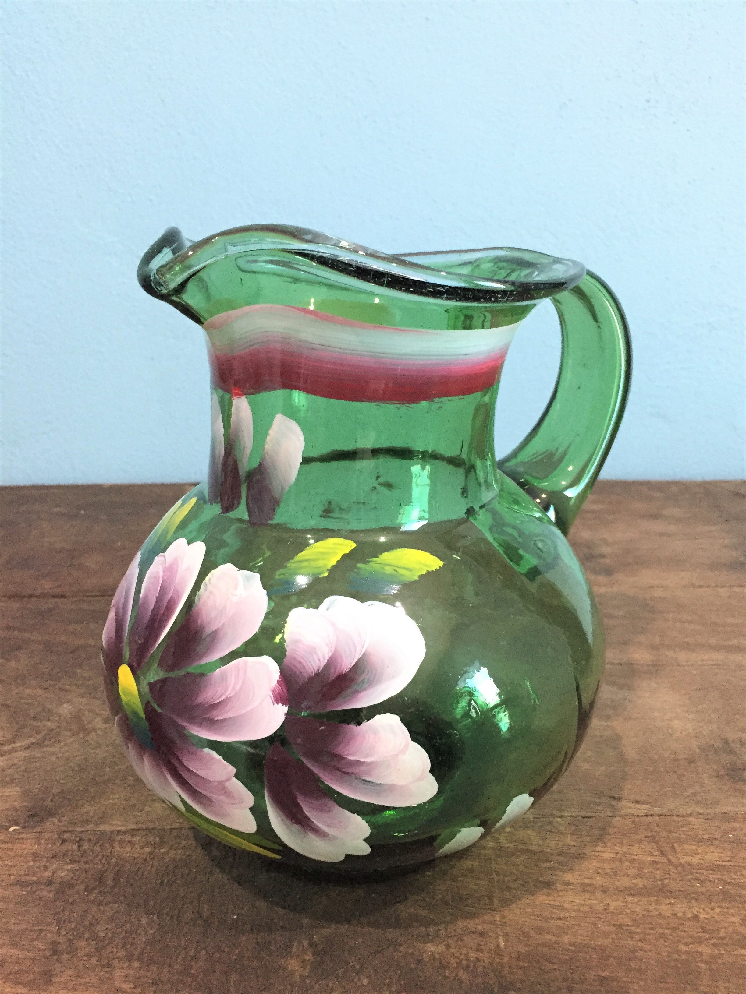 Large Decorated Pitcher