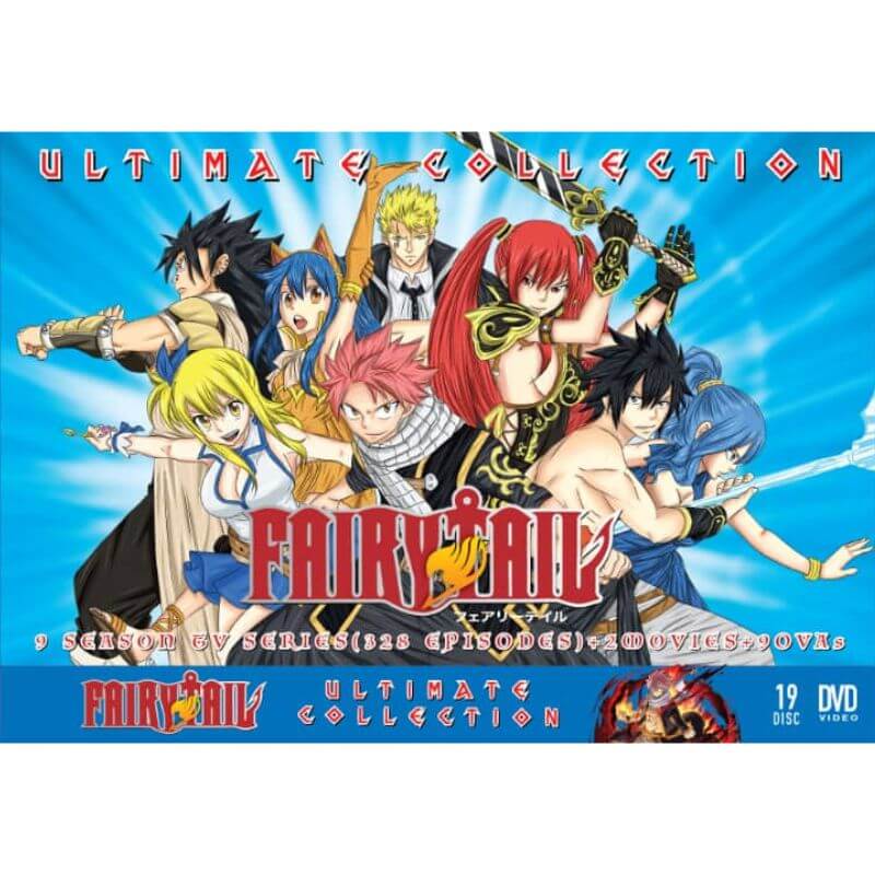 ANIME FAIRY TAIL COMPLETE TV SERIES VOL.1-328 END + 2 MOVIE DVD ENGLISH  DUBBED