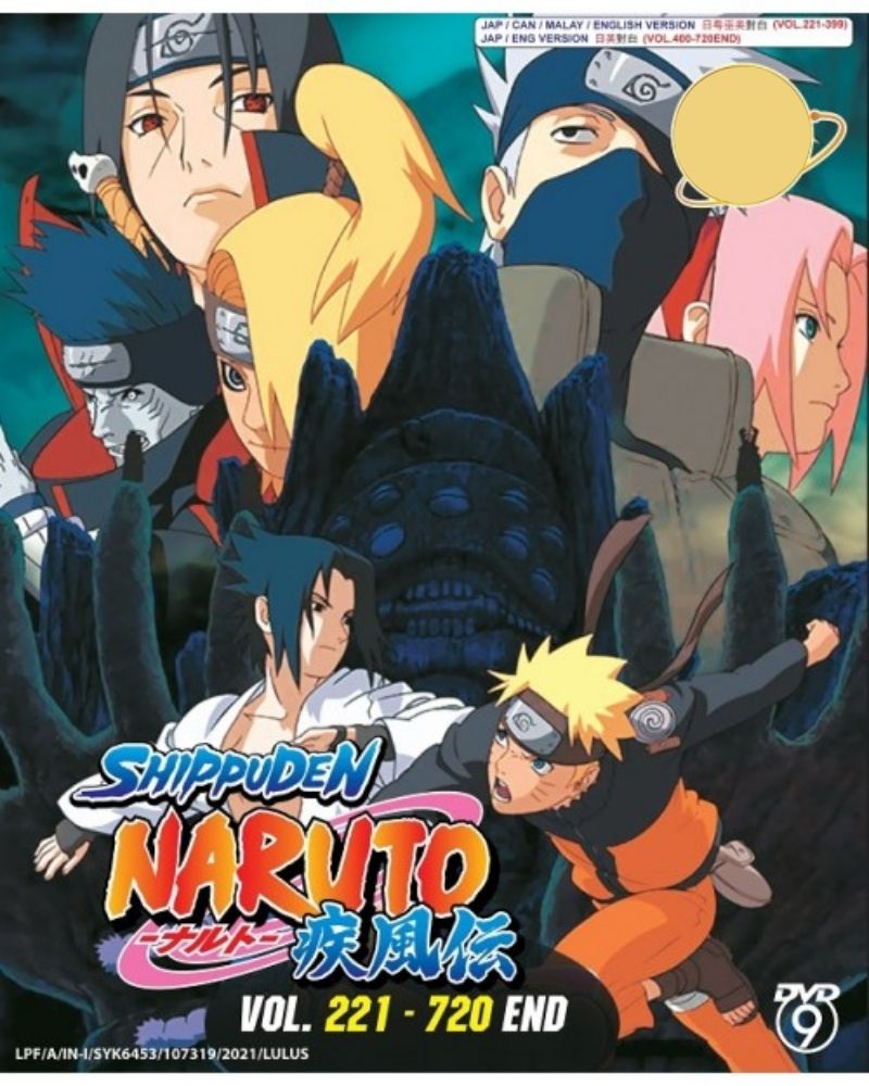 Naruto Shippuden Complete Series Anime DVD(1-720 EPS) English Dubbed