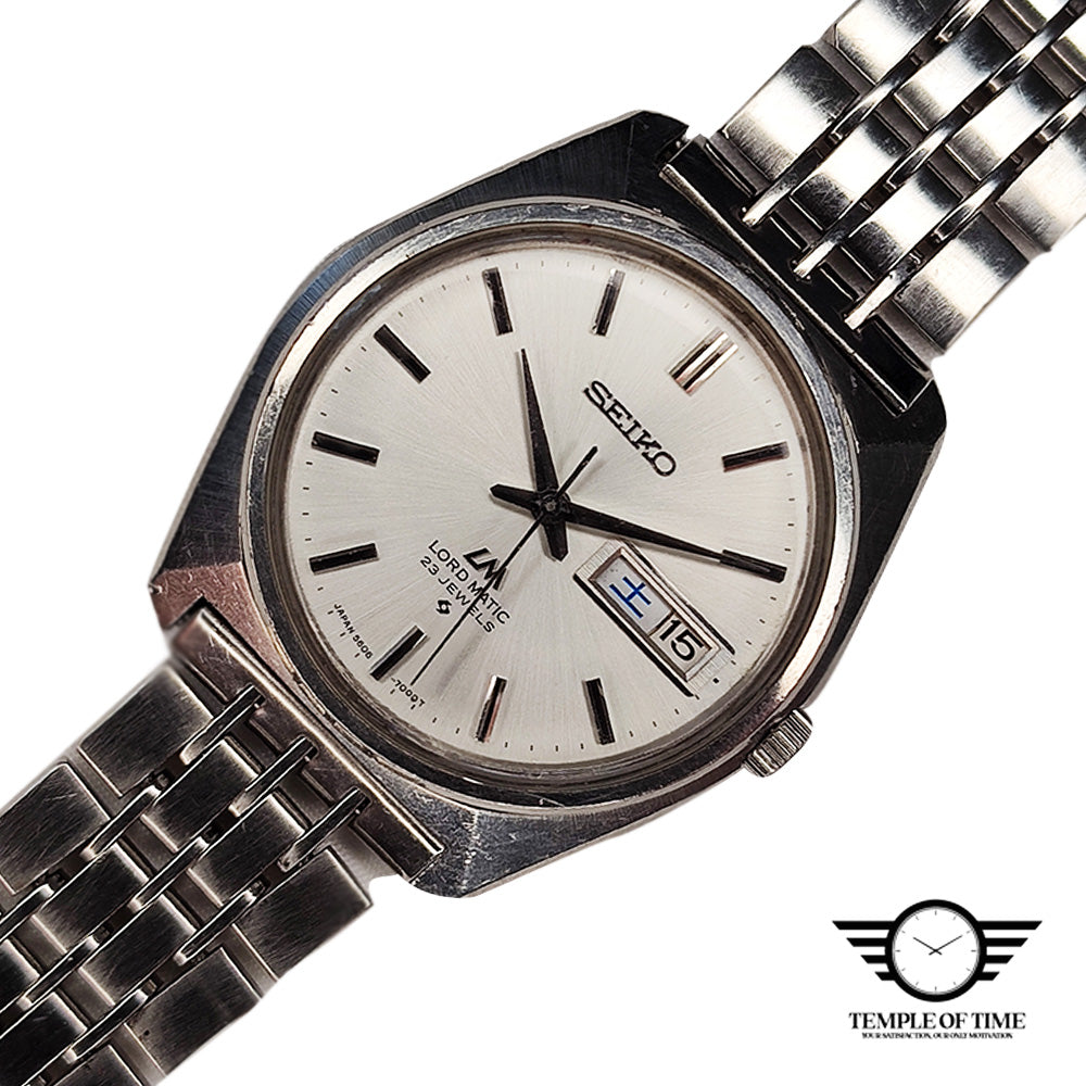 Seiko Lord Matic LM 5606-7000 Day _ Date Vintage Circa 1970 – Temple of Time