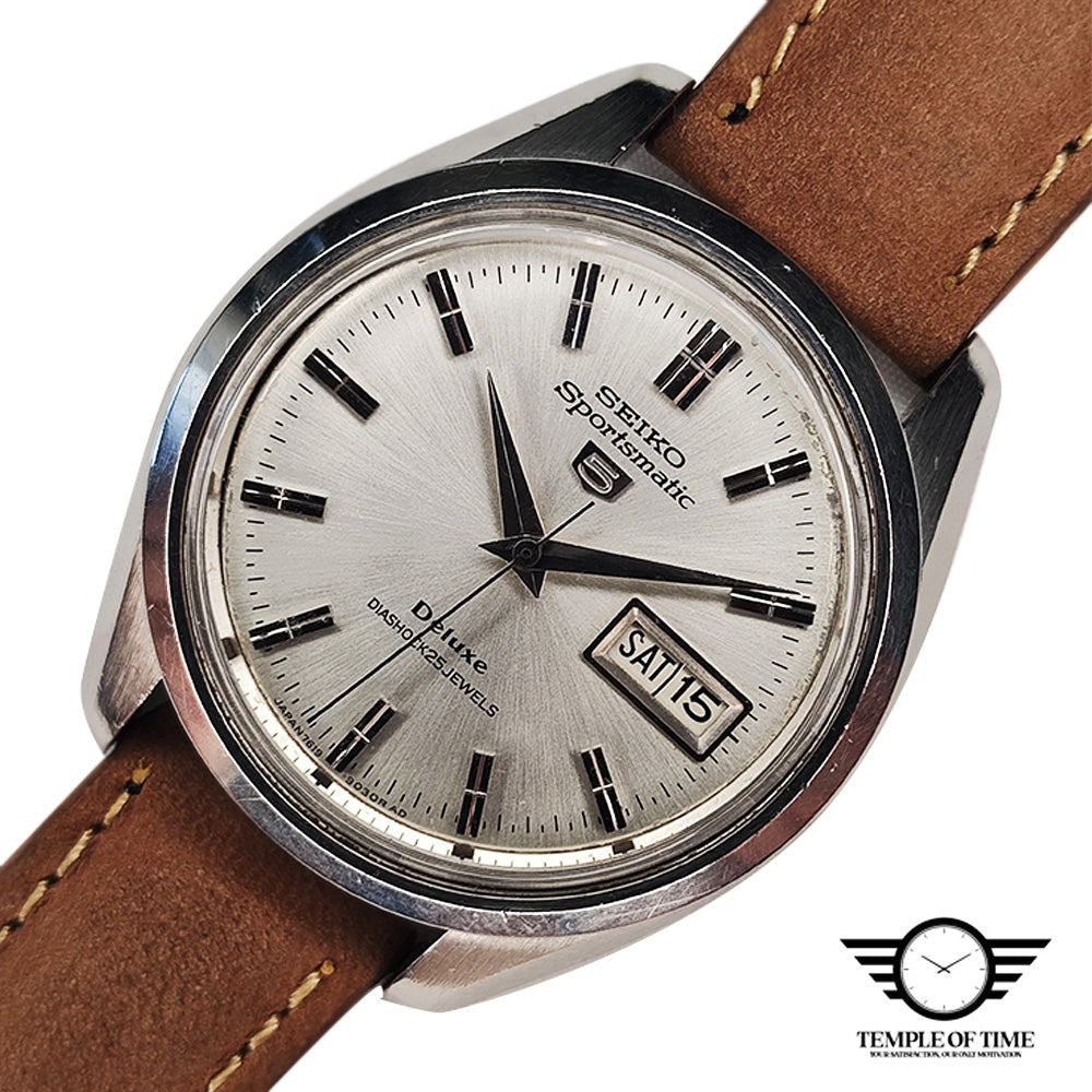 Seiko Sportsmatic 5 Deluxe Day Date 7619-9060 Circa 1967 – Temple of Time